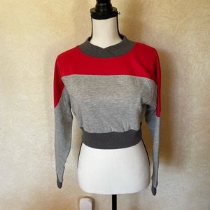 UO Darby Colorblock Cropped Sweatshirt